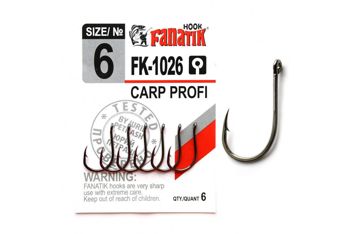

Крючок Fanatik Carp Profi FK-1026 №6
