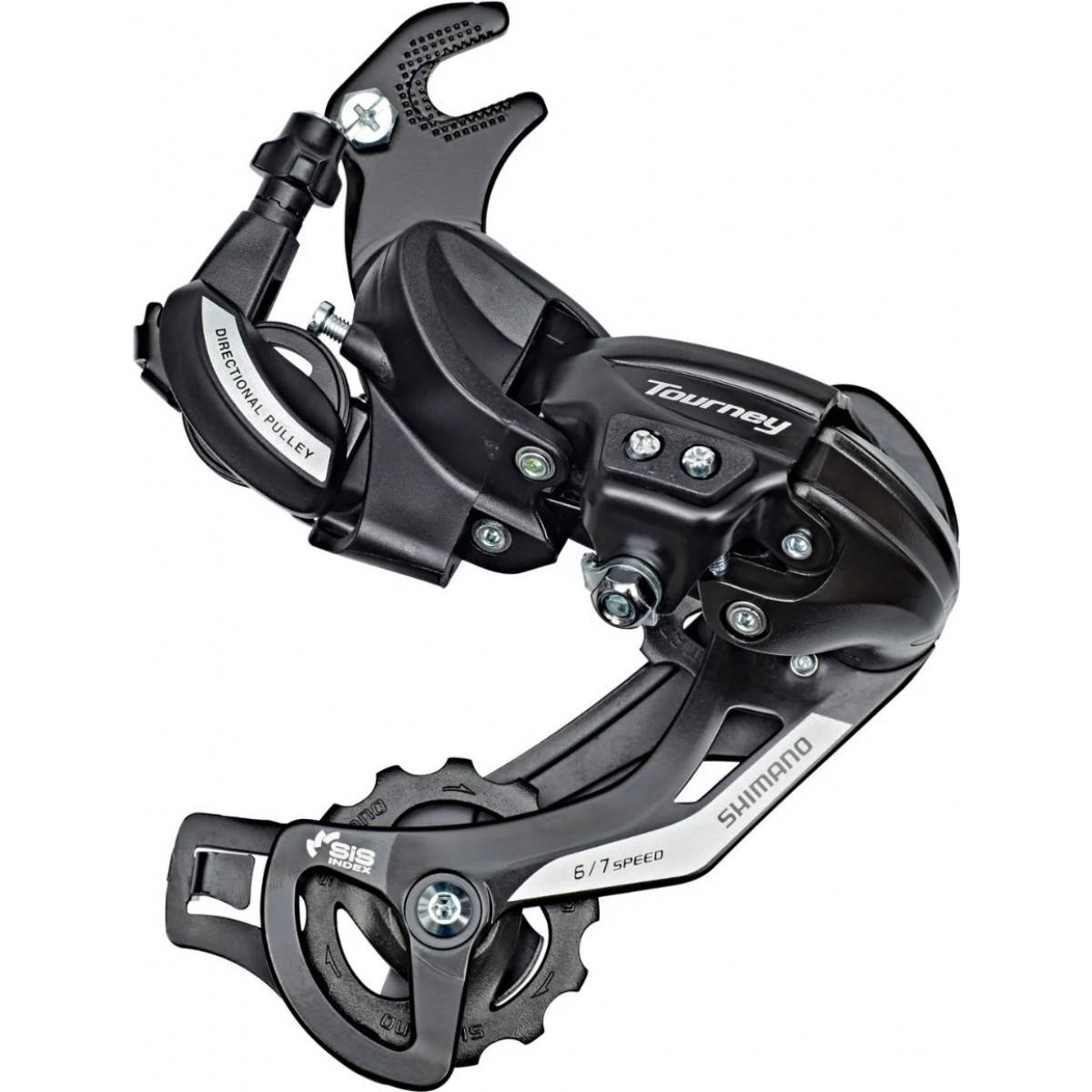 

Переключатель задний Shimano Tourney RD-TY500 под крюк (RD-TY-500G)