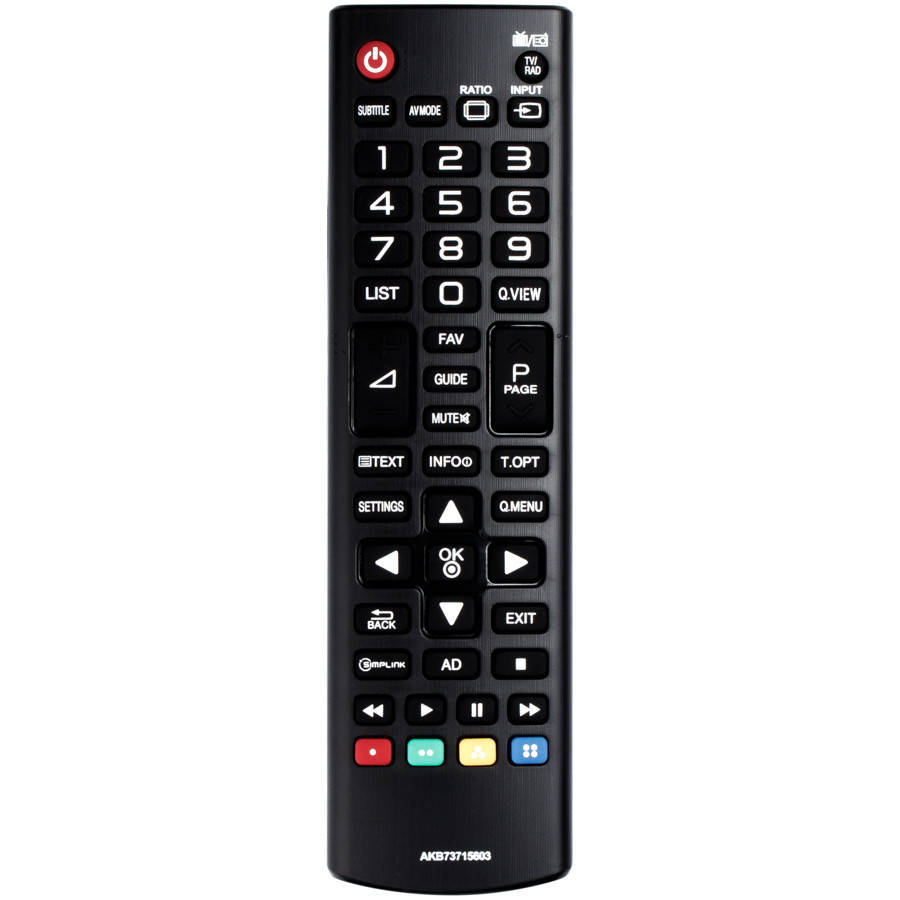 

Пульт для телевизора LG AKB73715603, Черный
