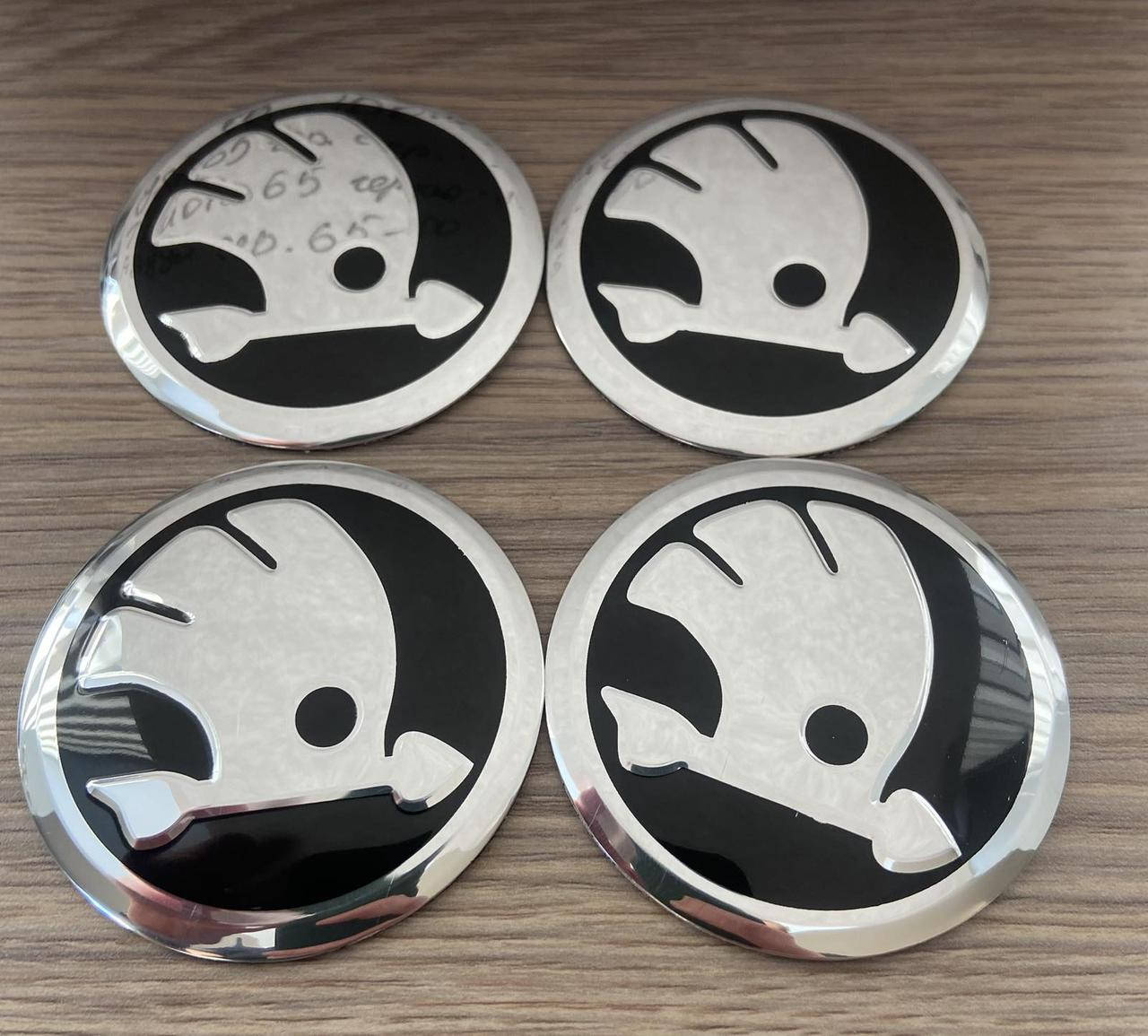 

Наклейки для колпачков с логотипом Skoda Шкода 56 мм наклейки Skoda Шкода 56 мм