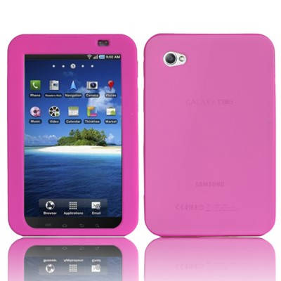 

Силиконовый чехол для Samsung Galaxy Tab P1000 Pink, Розовый