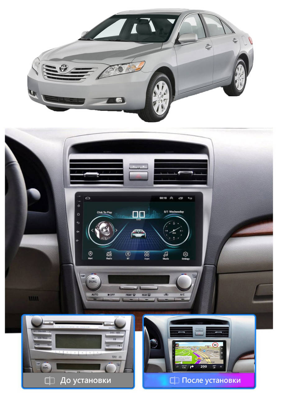 

Штатная Android Магнитола на Toyota Camry 40 2006-2011 Model 3G-WiFi-solution 2/32 ГБ
