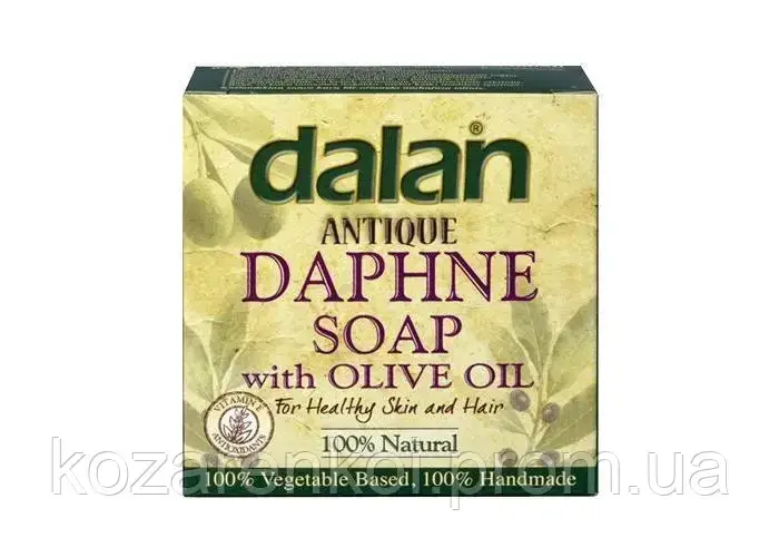 

Натуральне оливково - лаврове мило Dalan Antique Daphne, 150 гр