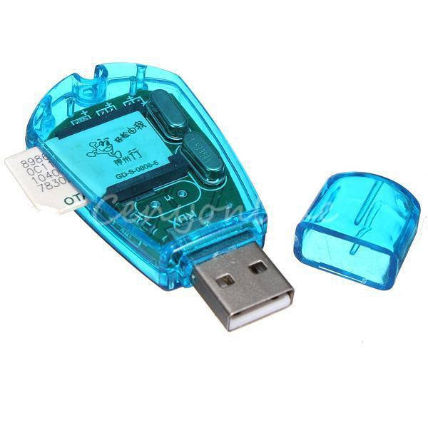 

USB Sim card reader кард ридер клонер GSM/CDMA, Голубой