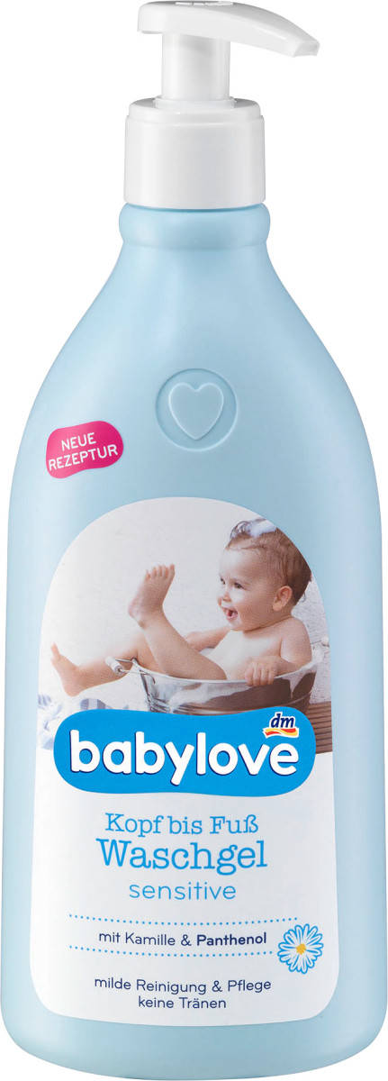 

Гель для купания от головы до пят Babylove sensitive