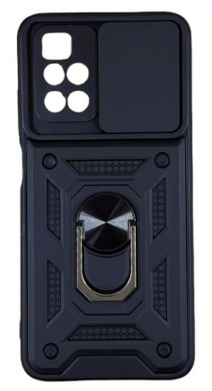 

Чехол-накладка для Xiaomi Redmi 10 Camshield Serge Ring for Magnet- черный