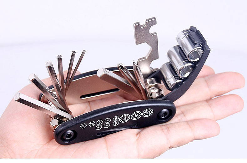 

Мульти-ключ велосипедний, 16 предметів