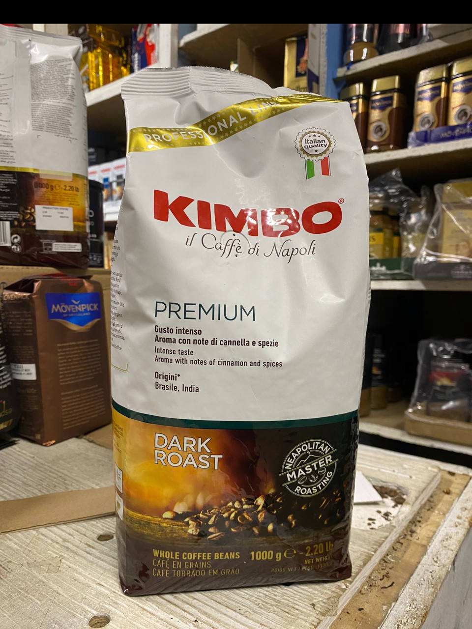 

Кофе в зернах Kimbo Premium, 1 кг