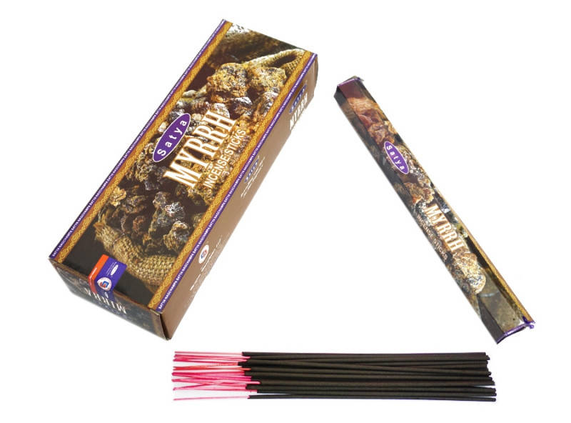 

Благовоние Darshan Myrrh Frankincense (Мирт и ладан) шестигранник