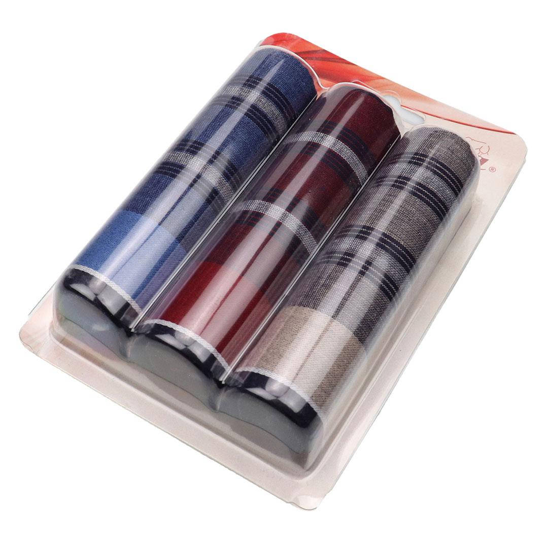 

Мужские качественные носовые платки в упаковке EGA СН-550/3 3 шт.