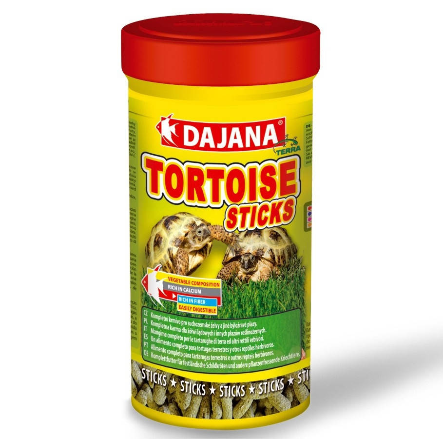 

Корм для сухопутных черепах и травоядных рептилий Dajana TORTOISE STICKS 1000 мл/220 г