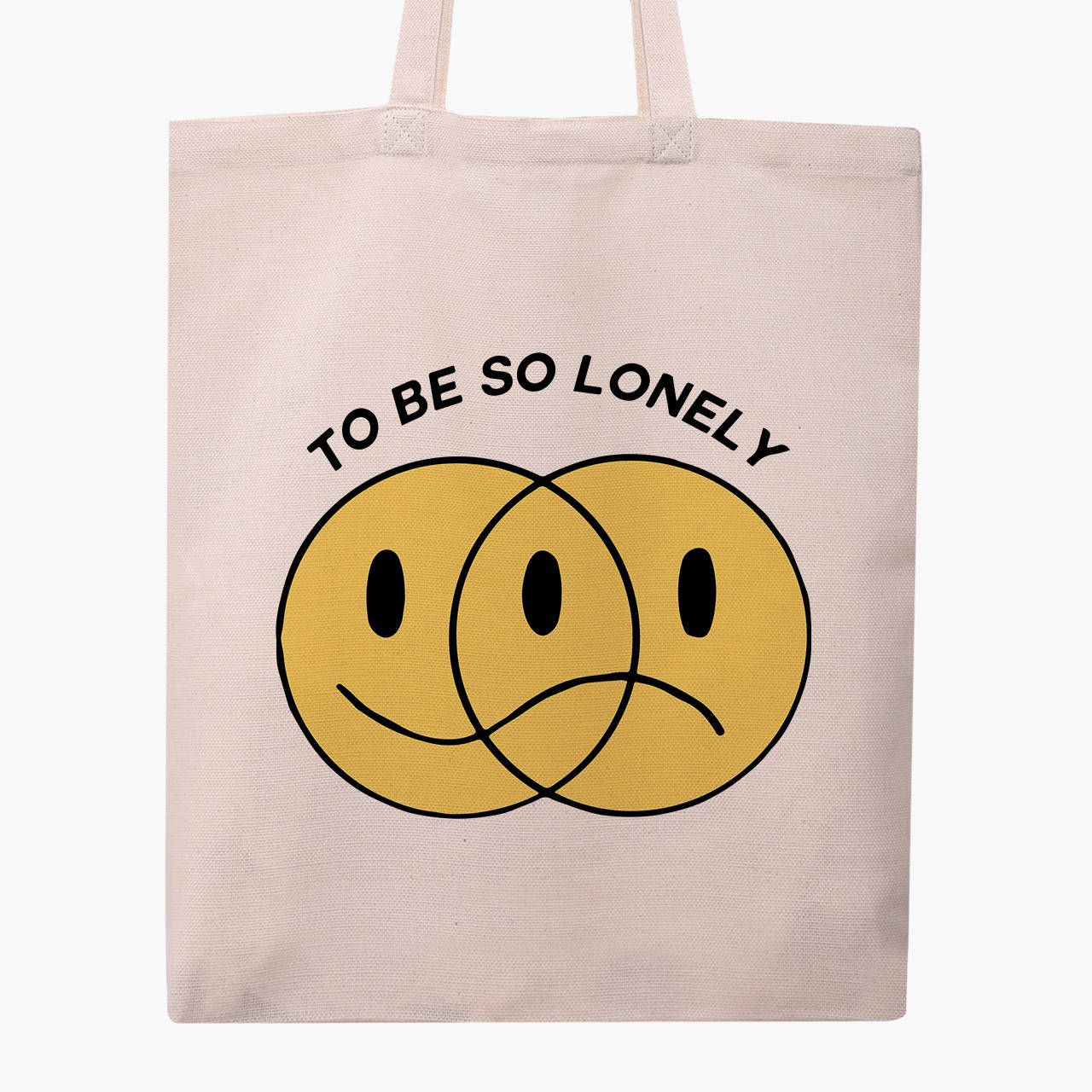 

Эко сумка Быть таким одиноким Гарри Стайлс (Harry Styles) (9227-3798-WT) бежева классическая, Бежевый