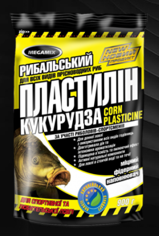 

Рыболовный насадочный пластилин Megamix Кукуруза 250г.