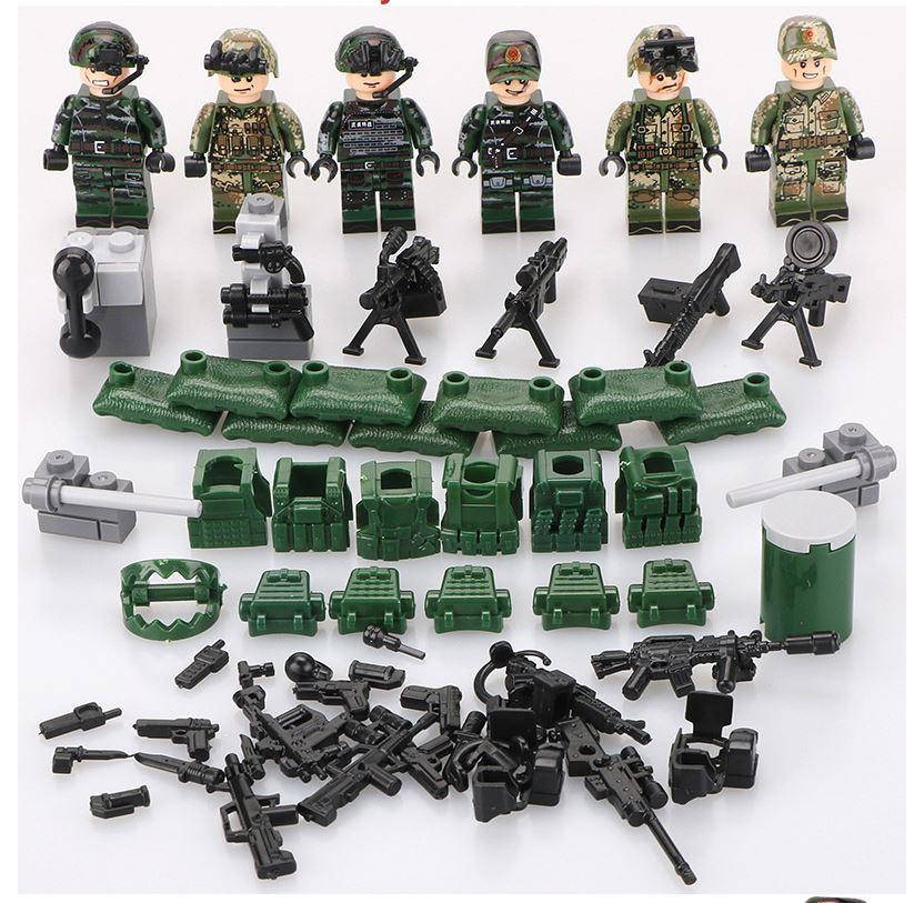 

Фигурки человечки военные спецназ солдаты оружие для лего lego