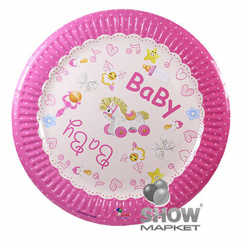 

Тарелки Baby Girl для малышки 10шт. в уп.
