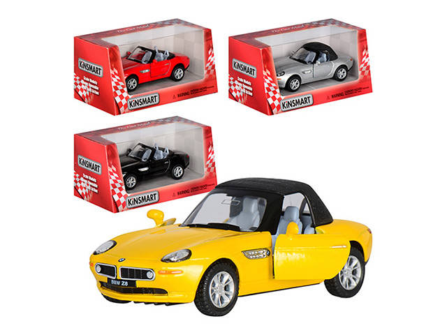 

Машина метал. "Kinsmart" BMW Z8" в кор-ці,16х7,5х8см №KT-5022-W(24)(96)