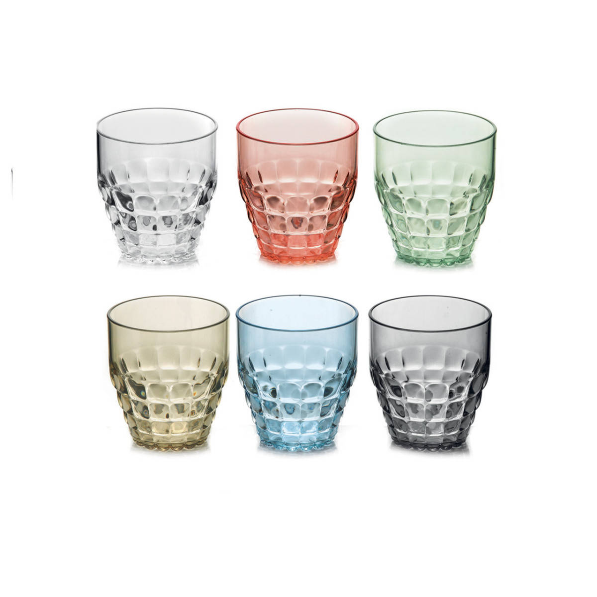

Набор стаканов Guzzini Tiffany 22570252 350 мл 6 шт, Разные цвета