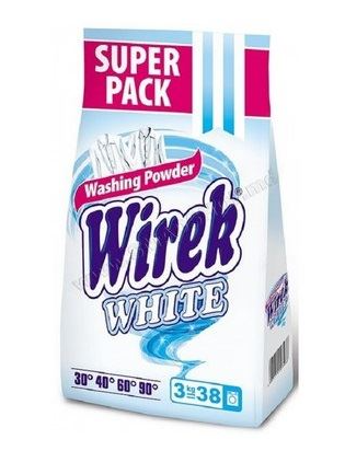 

Стиральный порошок Wirek 3 кг, Вирек для белых вещей