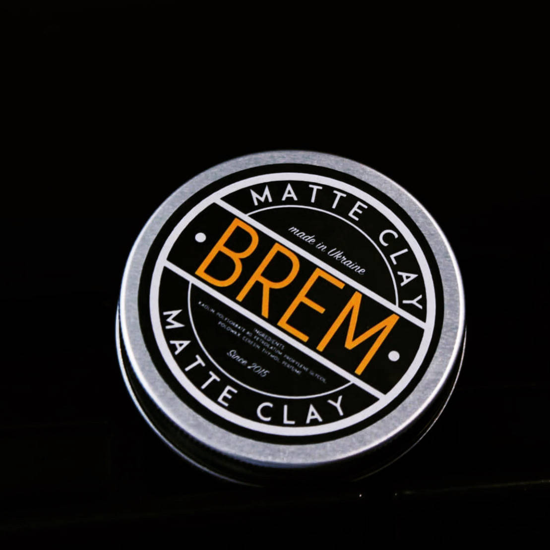 

Глина для укладки волос матовая BREM Matte Clay 50ml