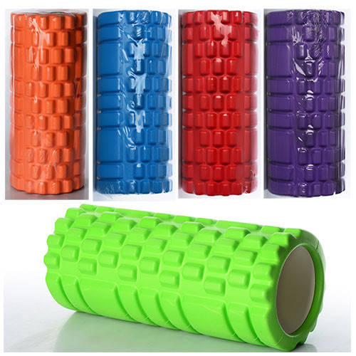 

Массажный ролик, валик для массажа спины (йога мфр ролл массажер для спины, шеи, ног) OSPORT 33*14см (MS 0857)