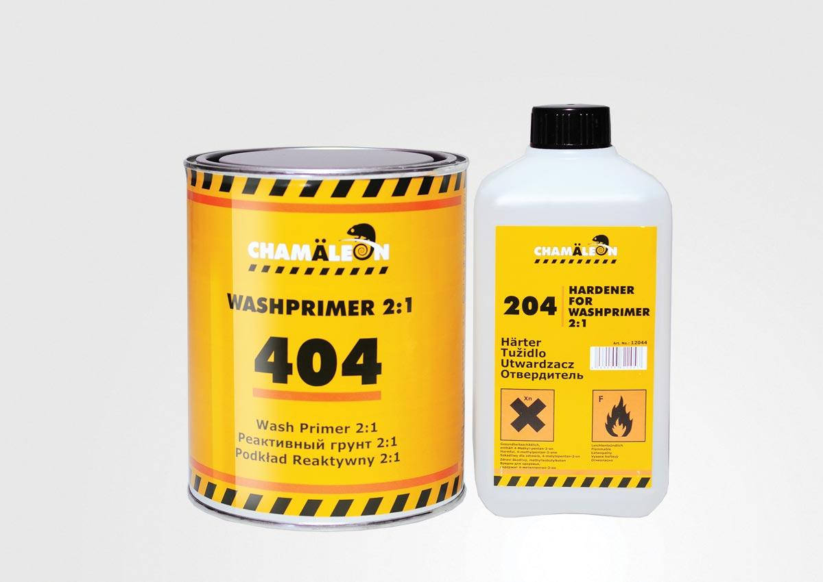 

Грунт реактивный Сhamaleon 404 Washprimer 2:1, 1 л + 500 мл Комплект, Серый