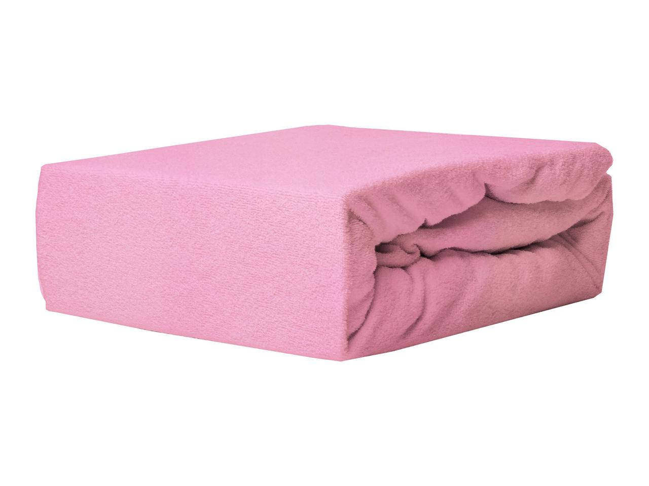 

Простыня Махровая На резинке NR 002 P.P.H.U. J&M 6139 160x200 см Розовая, Розовый