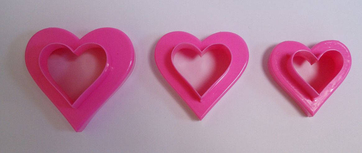 

Набор вырубок для мастики, теста Сердце