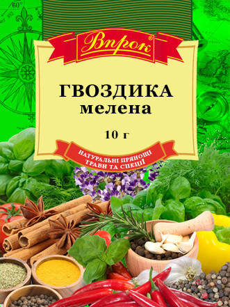

Гвоздика молотая 10 г ТМ "Впрок"
