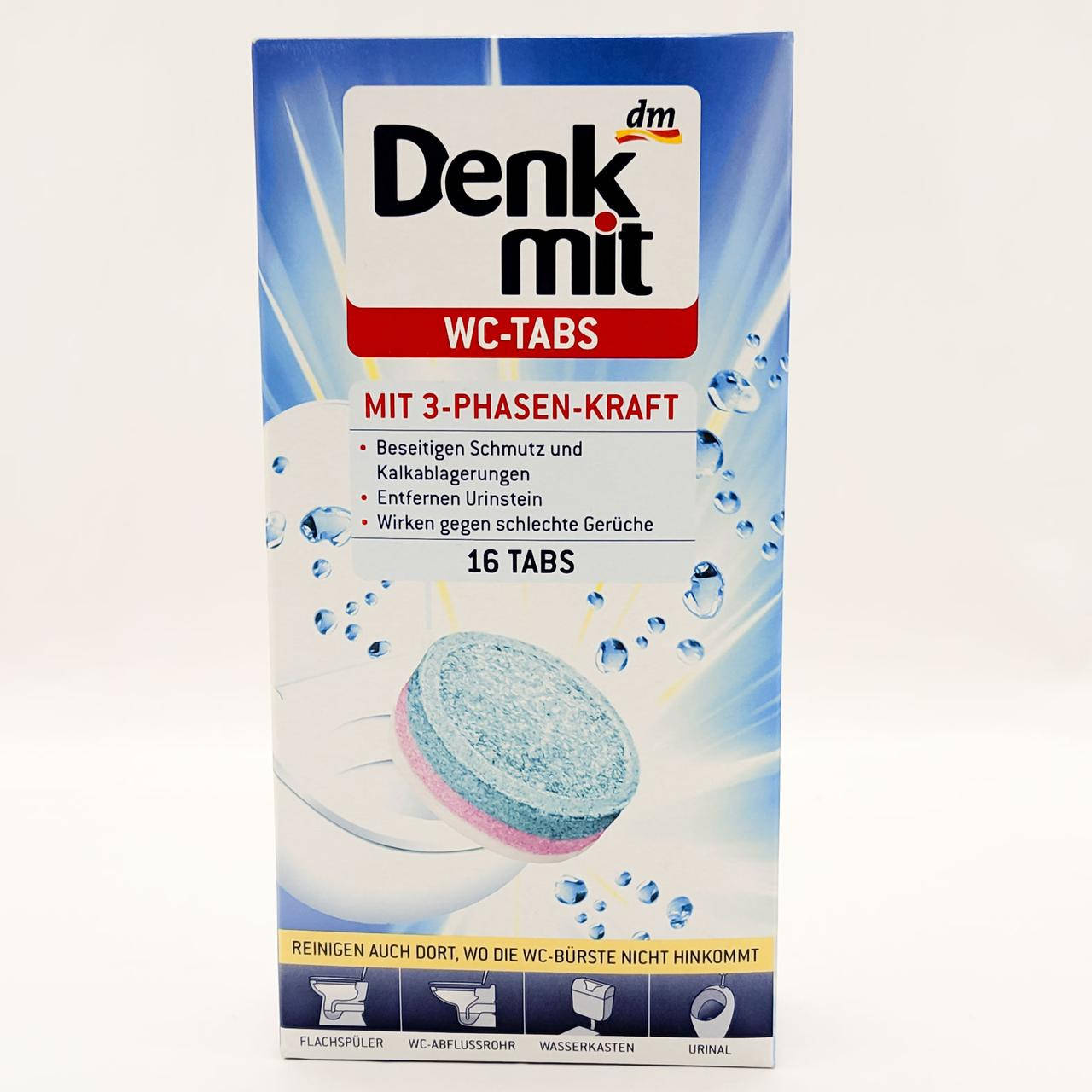 

Таблетки для чистки унитаза DenkMit - WC Tabs