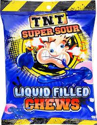 

TNT Super Sour Liquid Filled Chews - 150g