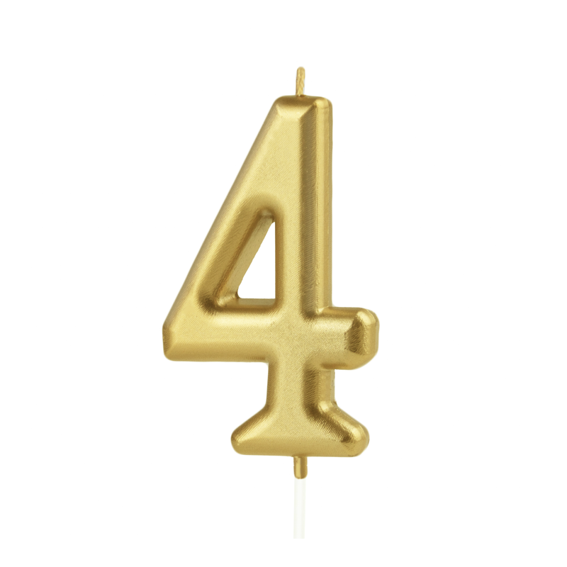 

Свічка Цифра золото 1,2,3,4,5,6,7,8,9,0 4