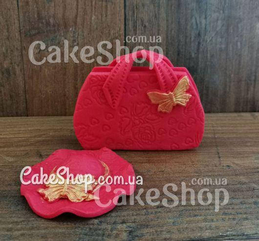 

Сахарные фигурки Сумочка и шляпа красные ТМ Сладо, Красный