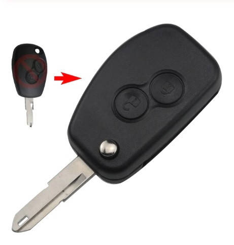 

Ключ выкидной Renault Trafic Clio Megane Kangoo Opel Vivaro 2 кнопки