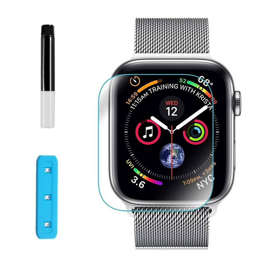 

Защитное Стекло 3D с УФ/UV лампой для Apple Watch 40mm
