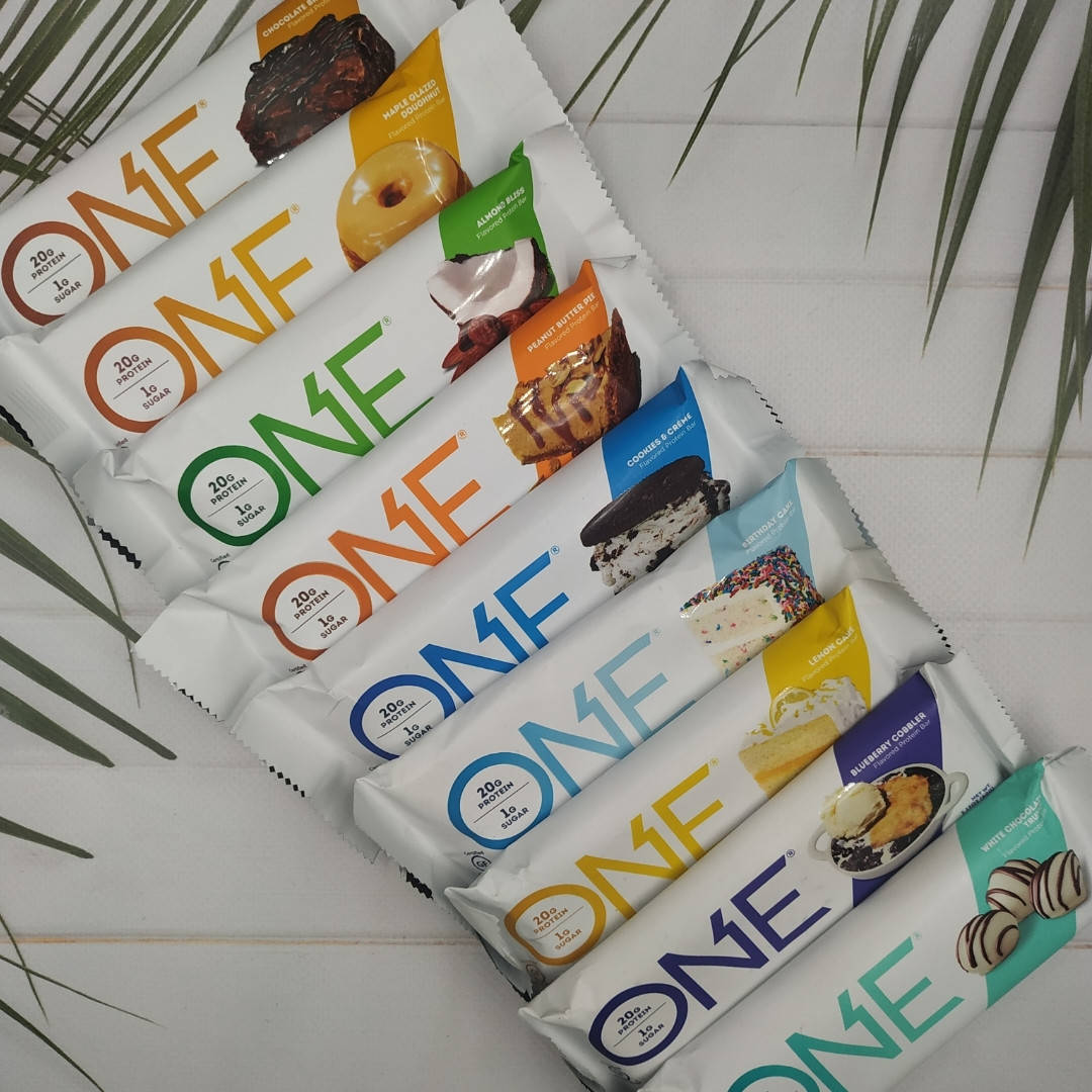 

One Bar 60g , протеиновые батончики без сахара , zero sugar