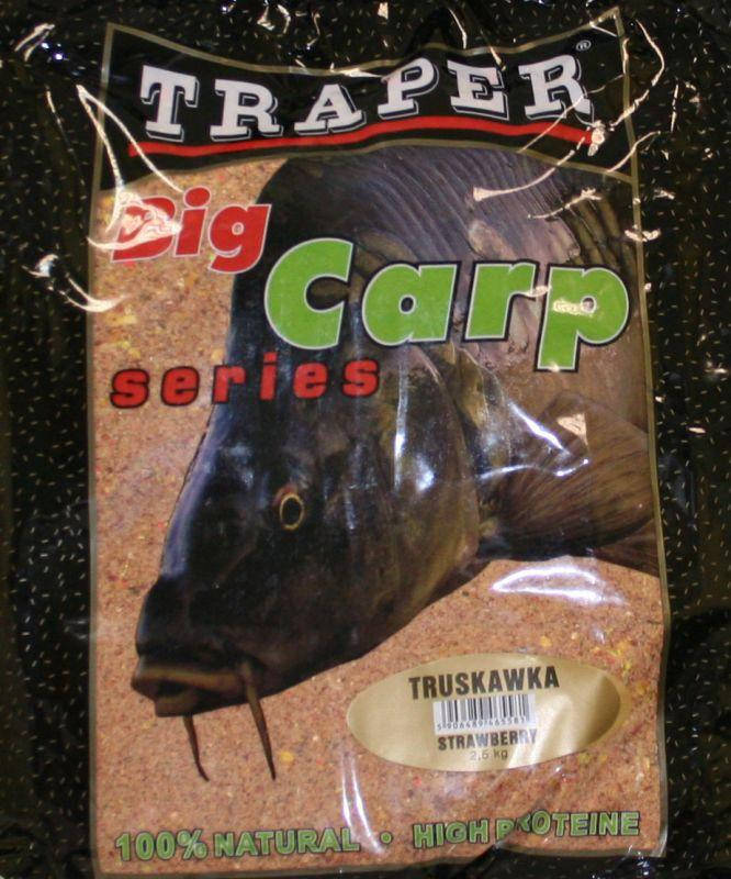 

Прикормка Traper серия Big Carp Truskawka (Клубника) 2.5кг.