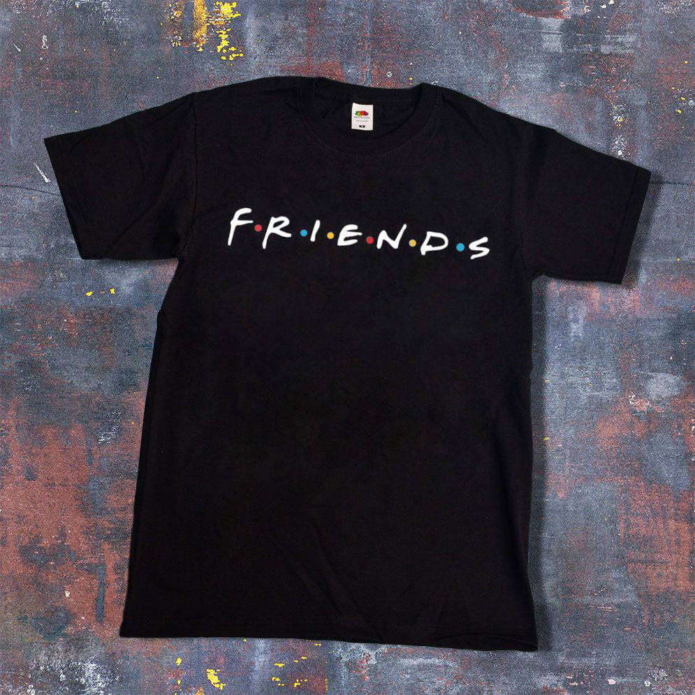 

Футболка FRIENDS черная с логотипом сериала Друзья L