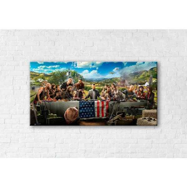 

Картина на холсте Far Cry 5 90x180см SKL89-313022