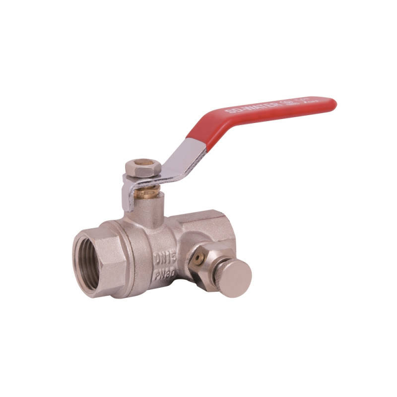 

Кран шаровый угловой с Маевским SD Plus 3/4"