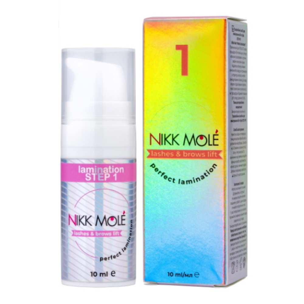 

Состав №1 для ламинирования ресниц и бровей "Step1" NIKK MOLE, 10 мл