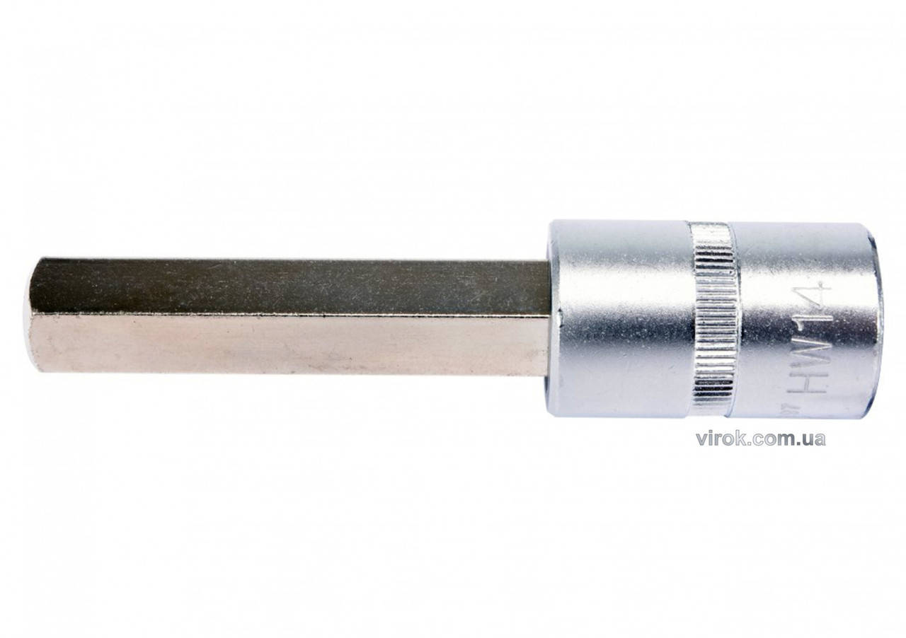 

Головка торцевая с отверточной насадкой HEX YATO 1/2" H14 x 100 мм YT-04397