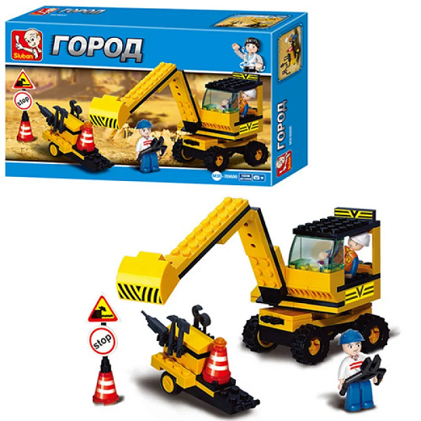 

Конструктор Sluban Экскаватор 106 деталей M38-B9600