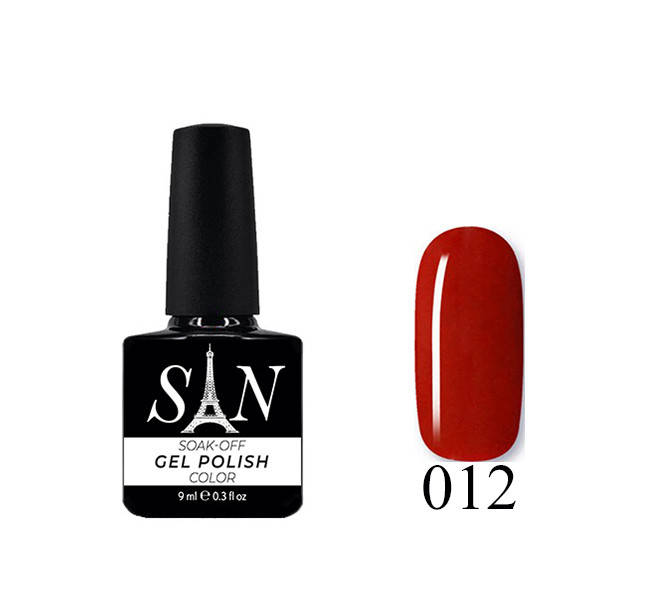 

Гель лак для ногтей SAN gel soak-off 9 мл №012