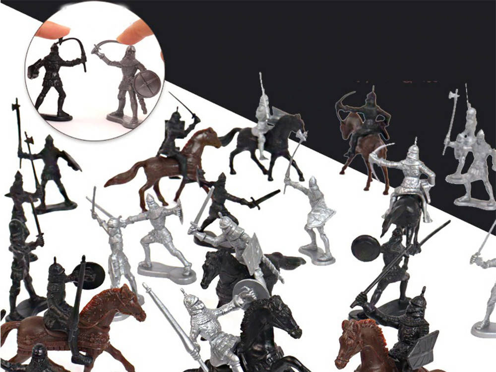 

Военный набор солдатиков BauTech Конная пехота 52 шт