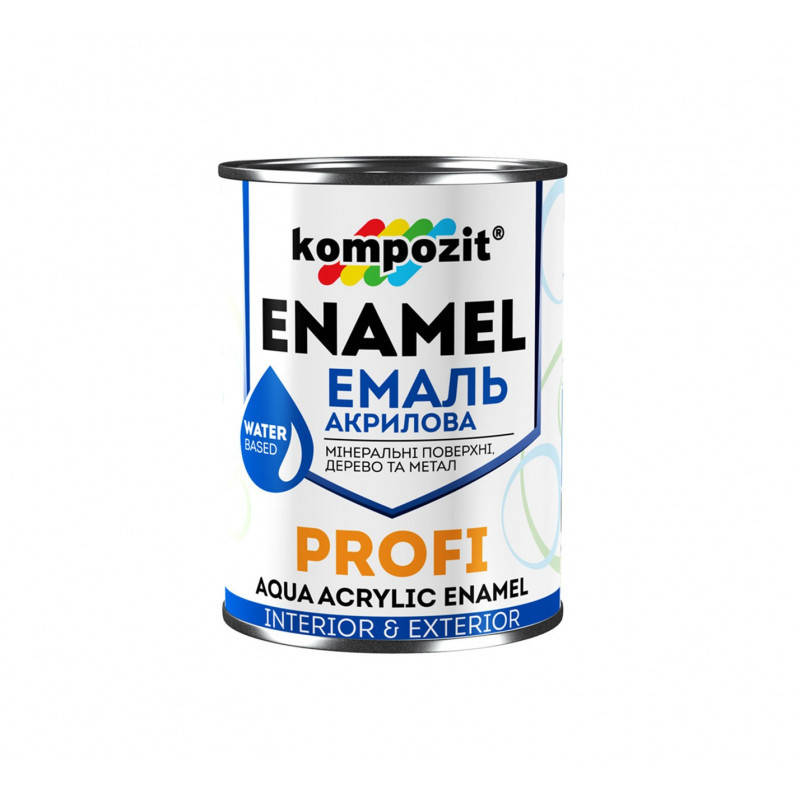 

Композит Эмаль акриловая "PROFI" черная глянцевая 0,8 л