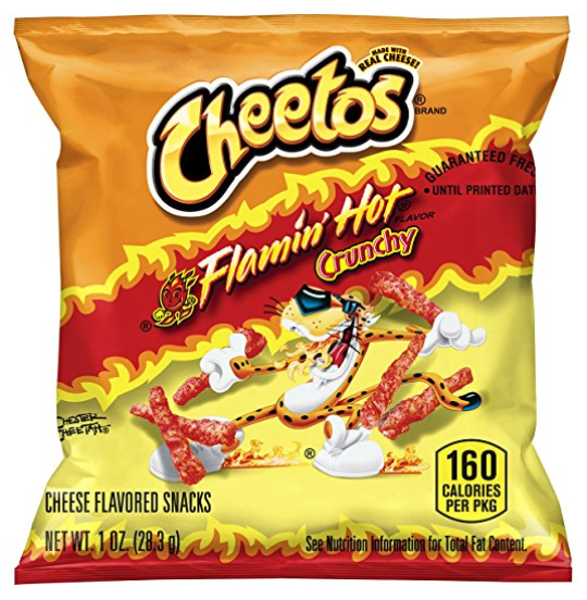 

100% ОРИГИНАЛ из США - Снеки Cheetos огненно-острые сырные (США), 28 грамм