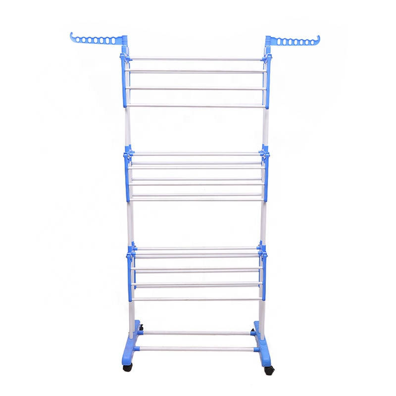 

Сушилка для белья Cloth Rack многофункциональная трехуровневая - 200484, Синий