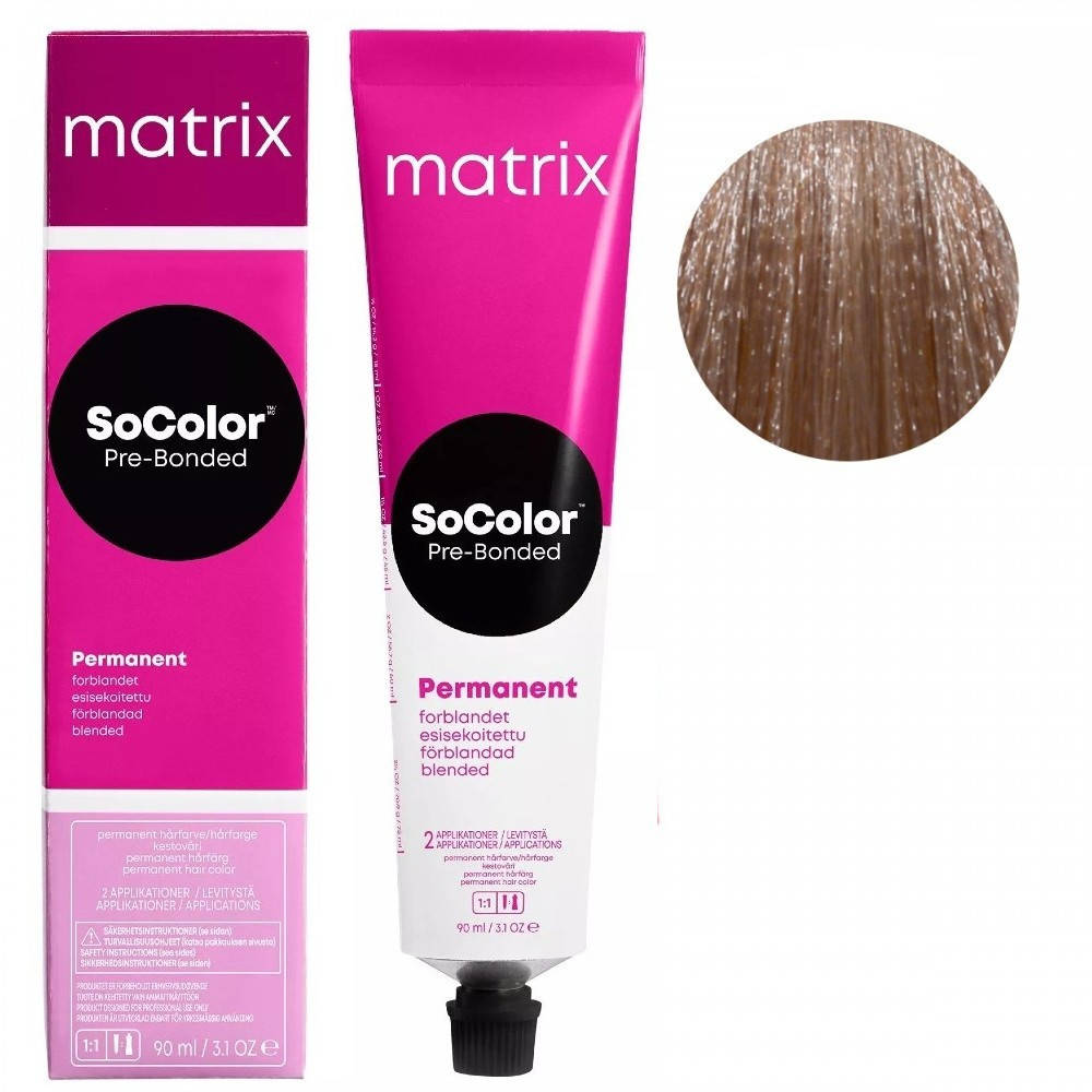 

Краска для волос Socolor.beauty Matrix 9AV очень светлый блондин пепельно-перламутровый 90 мл.