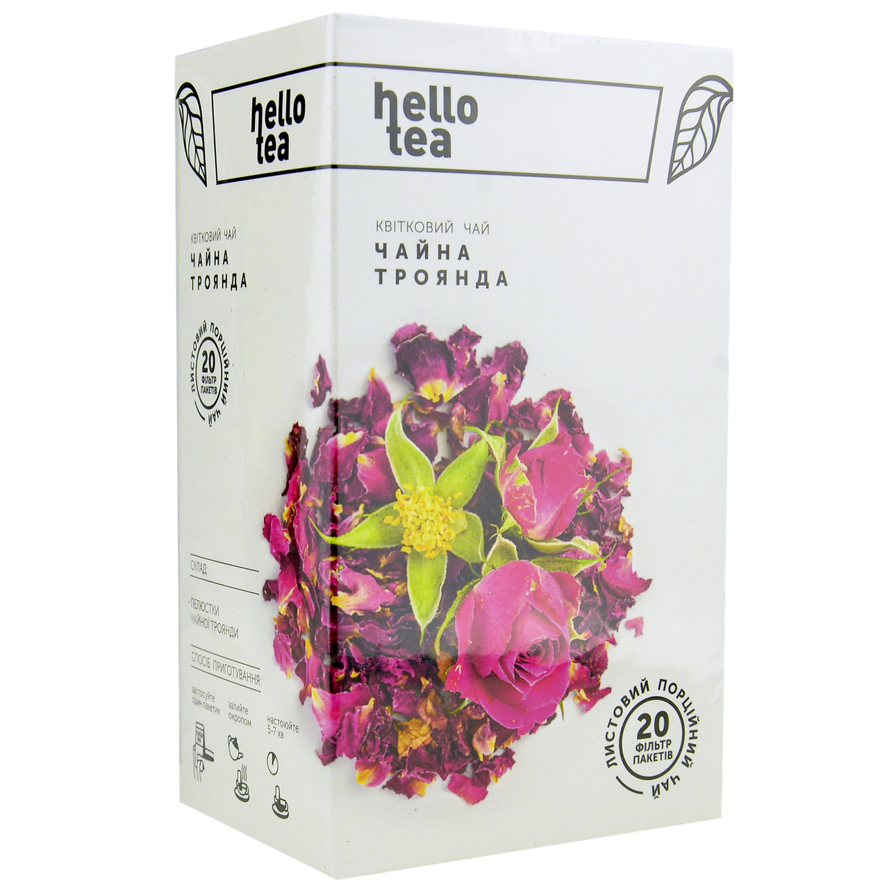 

Чай Hello tea Чайная роза уп/20шт