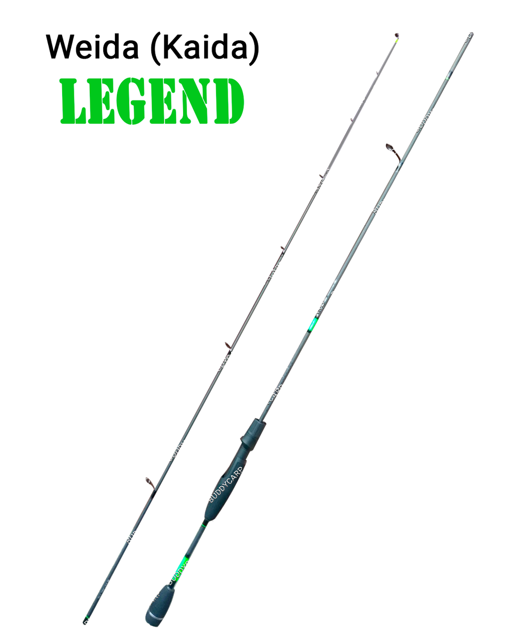 

Спиннинг 2.4 м тест 5-20 гр Legend Weida (Kaida), Черный